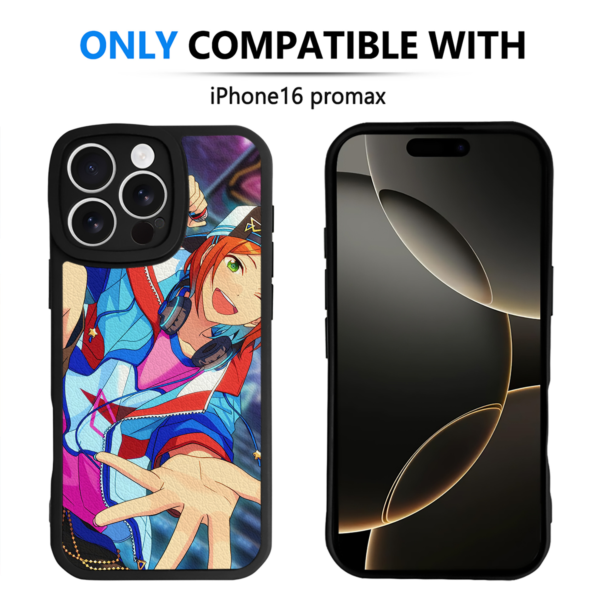 （画像用） あんさんぶるスターズ! Ensemble Stars 【iPhone 16シリーズ対応】シリコンスマホケース（レザー調） 材質：シリコン